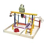 RELIEVES STRESS & BOREDOM: Our Bird Life Playpens provide for the perfect outlet for your pet’s curiosity, exercise, and socialization. They’ll love spending some time outside of the cage, playing with an assortment of toys and activities. The Extra-...